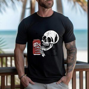 Till Death Dr. Pepper Sweatshirt, Skeleton Sweatshirt, Halloween Tee, Cute Dr Pe